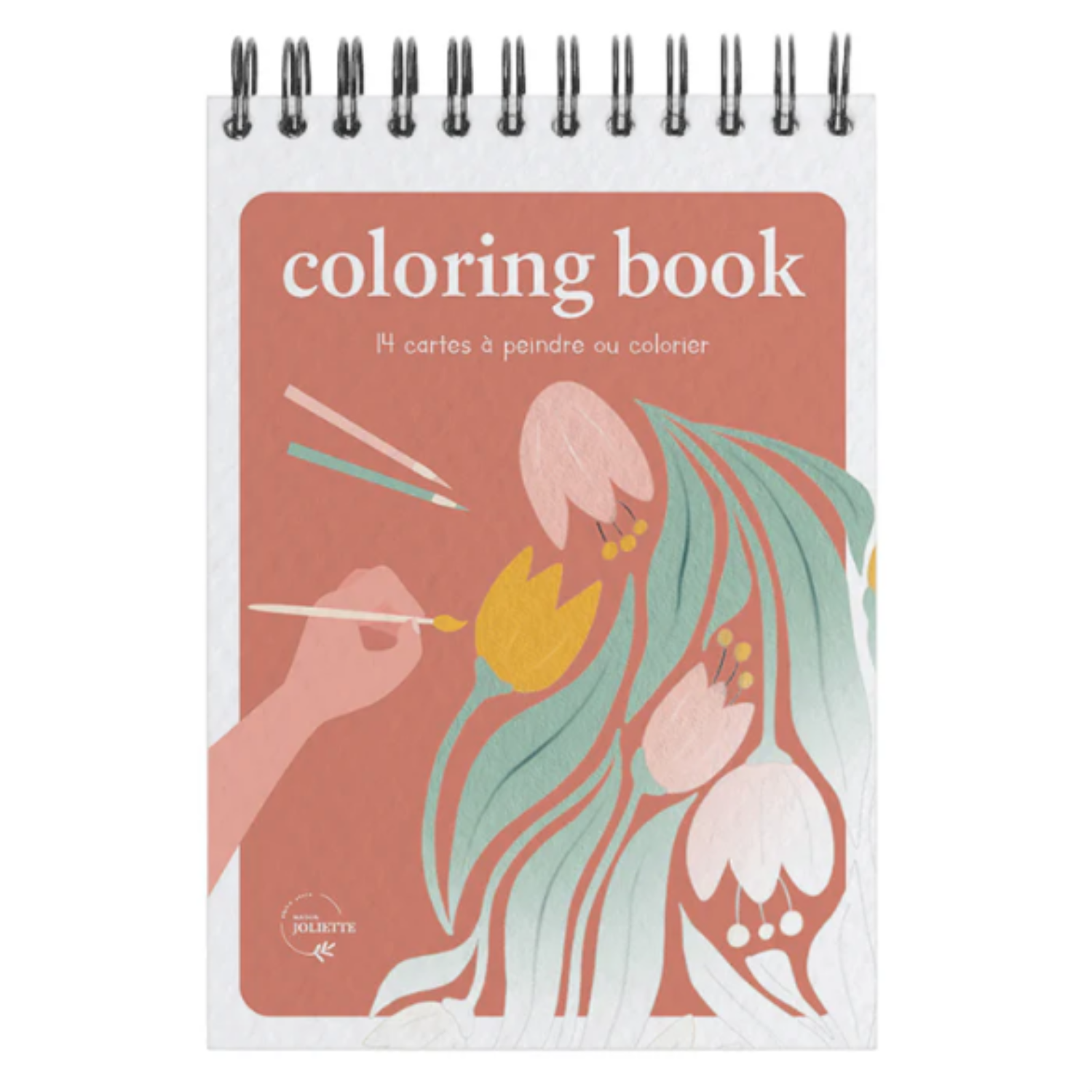 Carnet de coloriage  Floral - Format A6