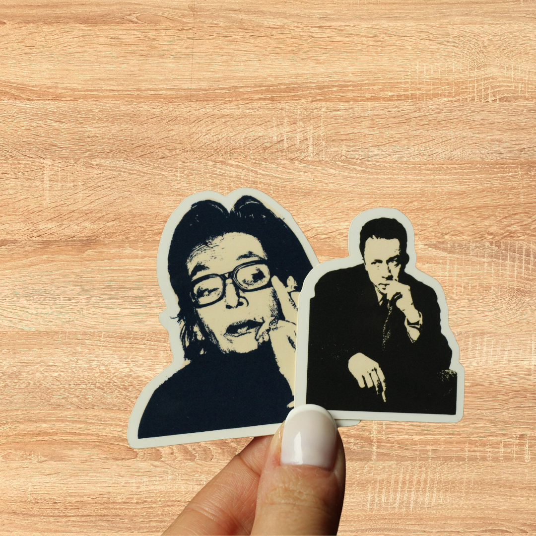 Le pack de 12 stickers littéraires