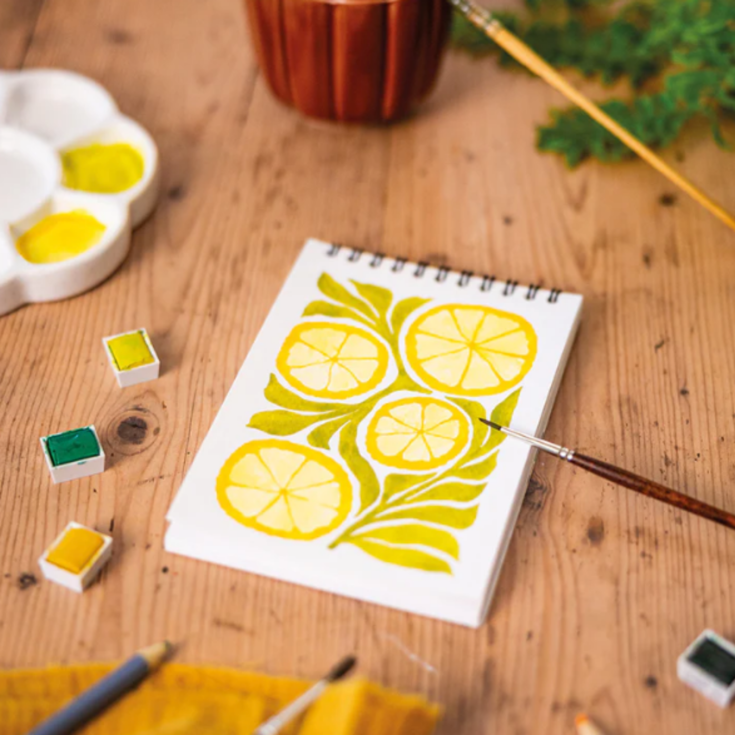 Carnet de coloriage Tropical - Format A6