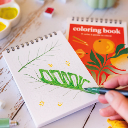 Carnet de coloriage Tropical - Format A6