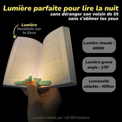 Lizia - La lampe de lecture 3-en-1 - Verte