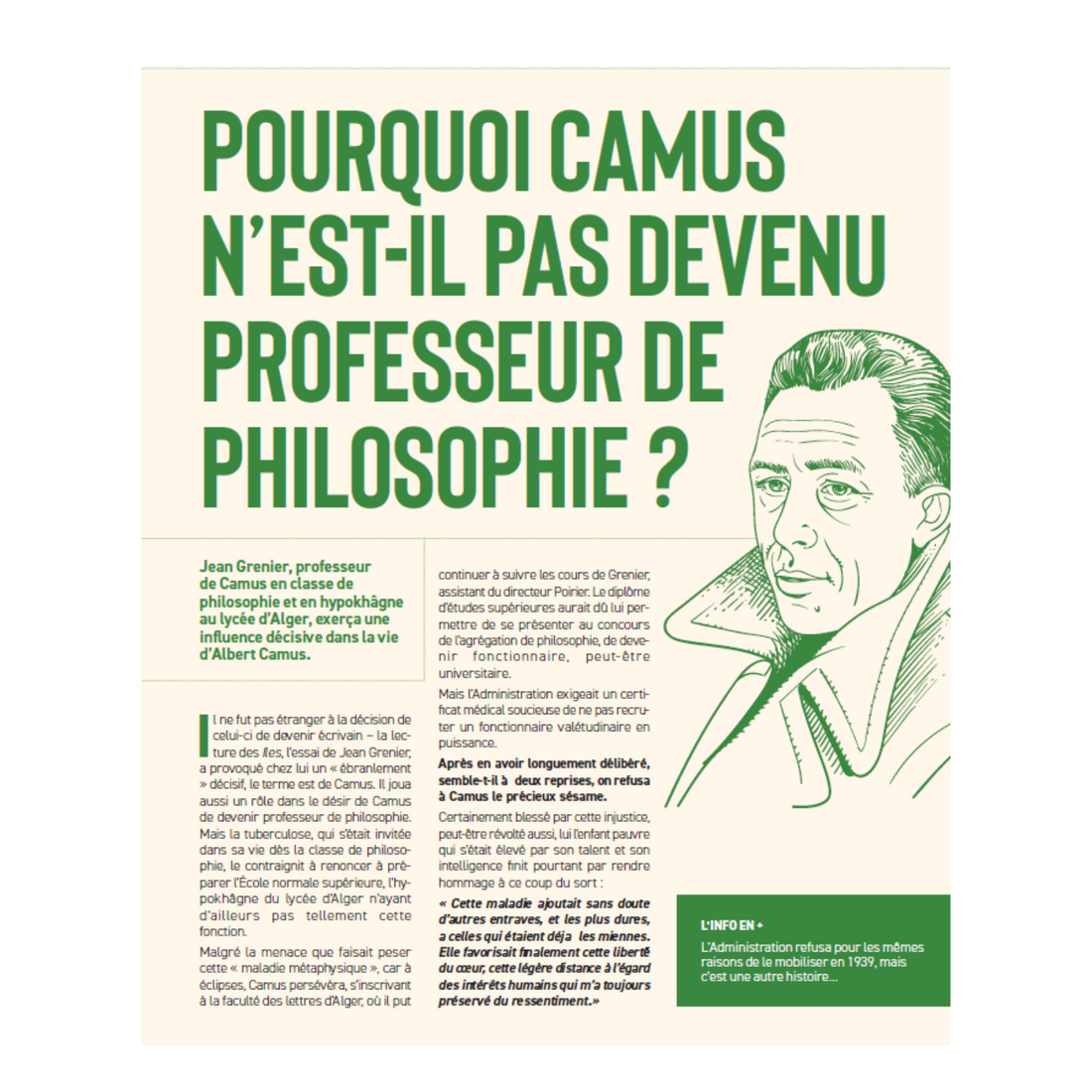 Exposition - Albert Camus - Format Kakémonos ou posters