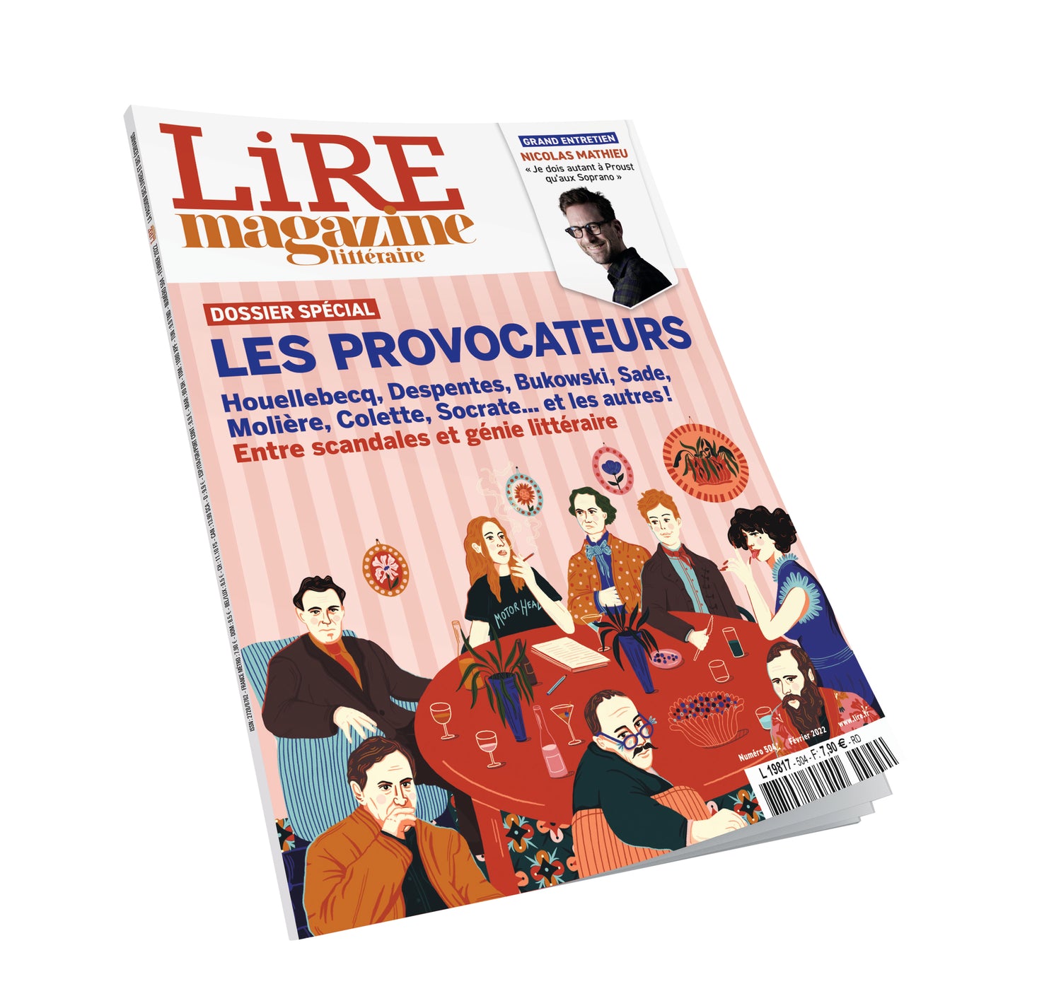 Lire Magazine Littéraire n°504 - Les provocateurs - Février 2022