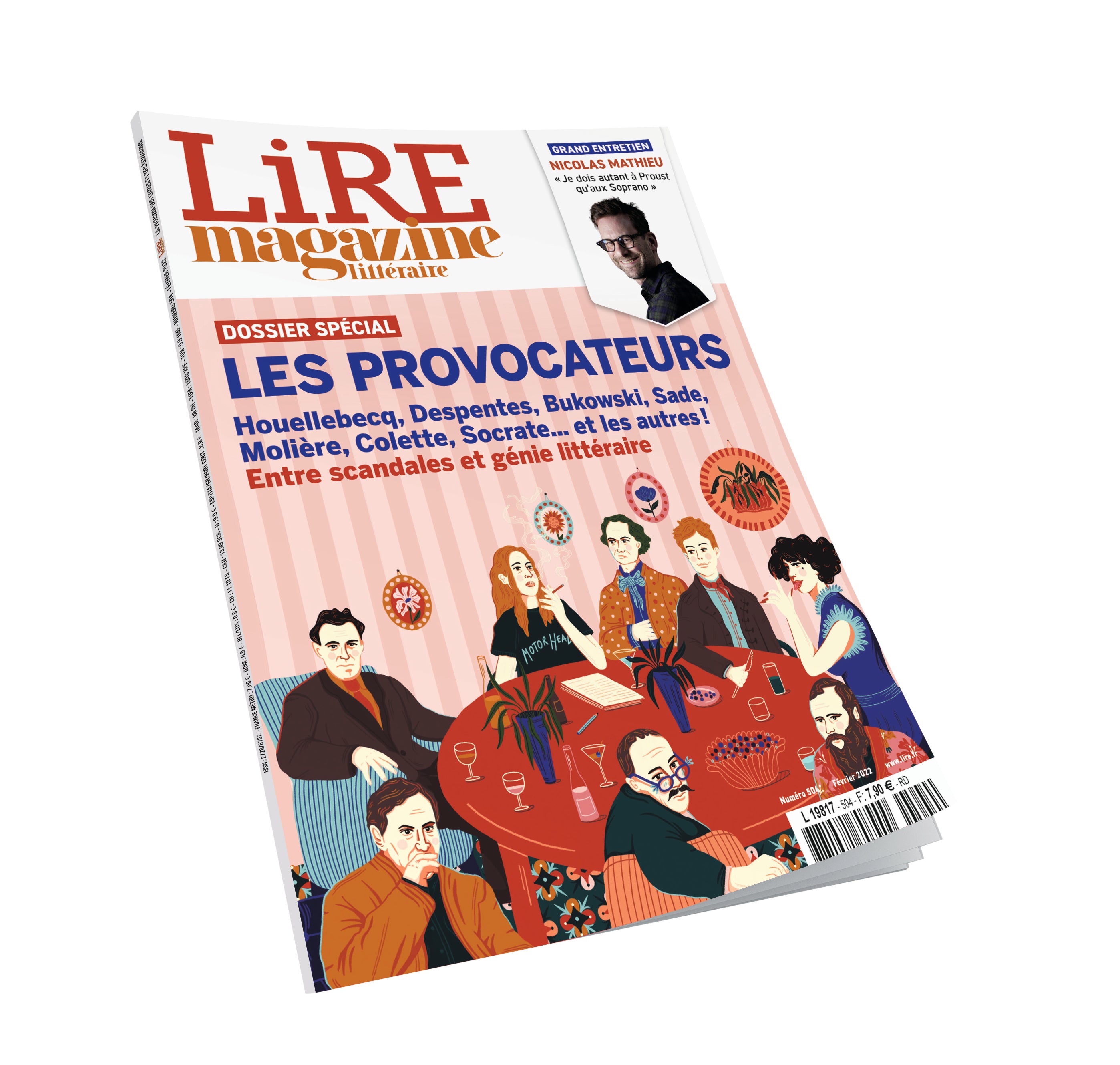 Lire Magazine Littéraire n°504 - Les provocateurs - Février 2022