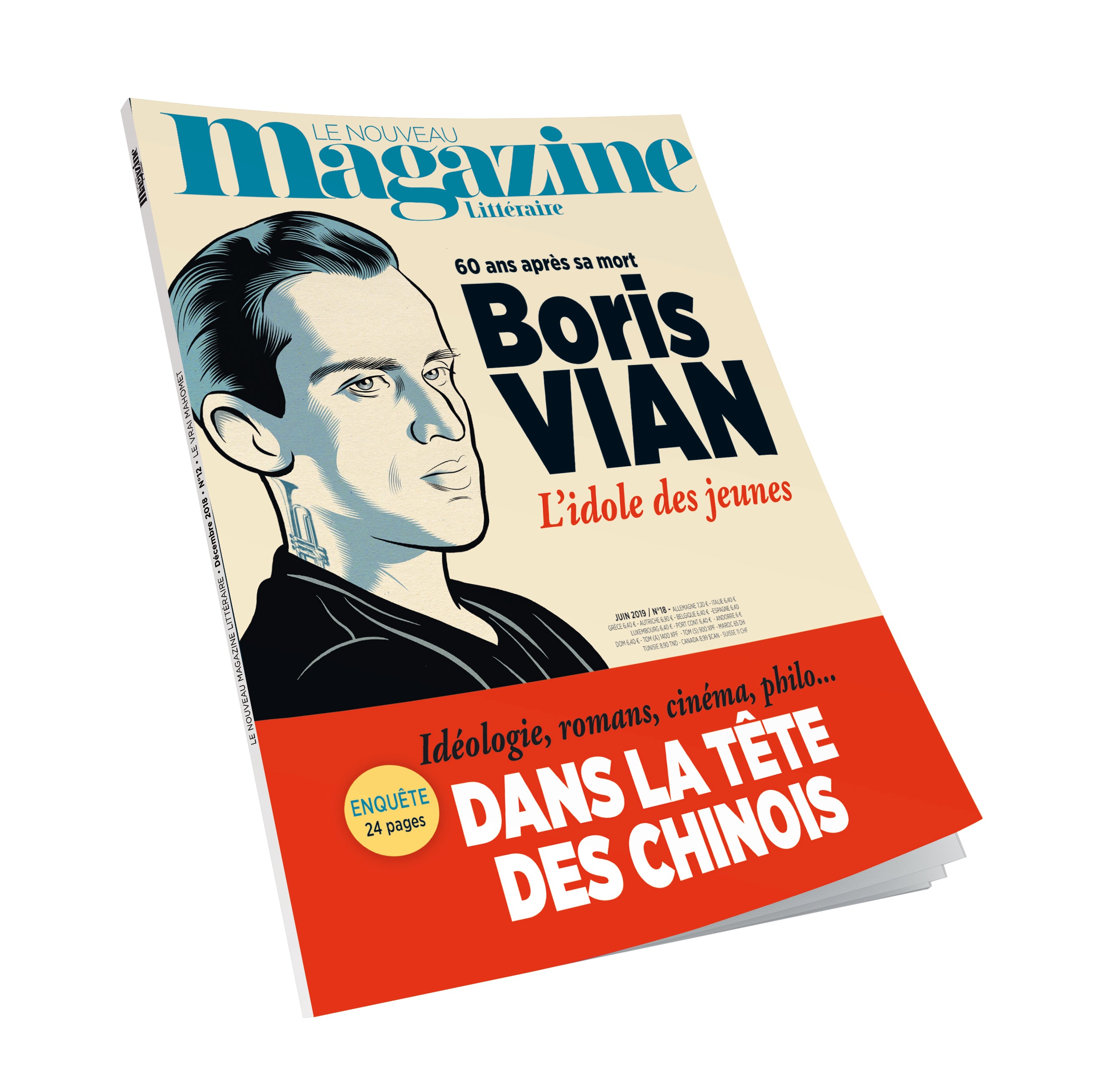 Nouveau Magazine Littéraire n°18 - 60 ans après sa mort, Boris Vian, l&
