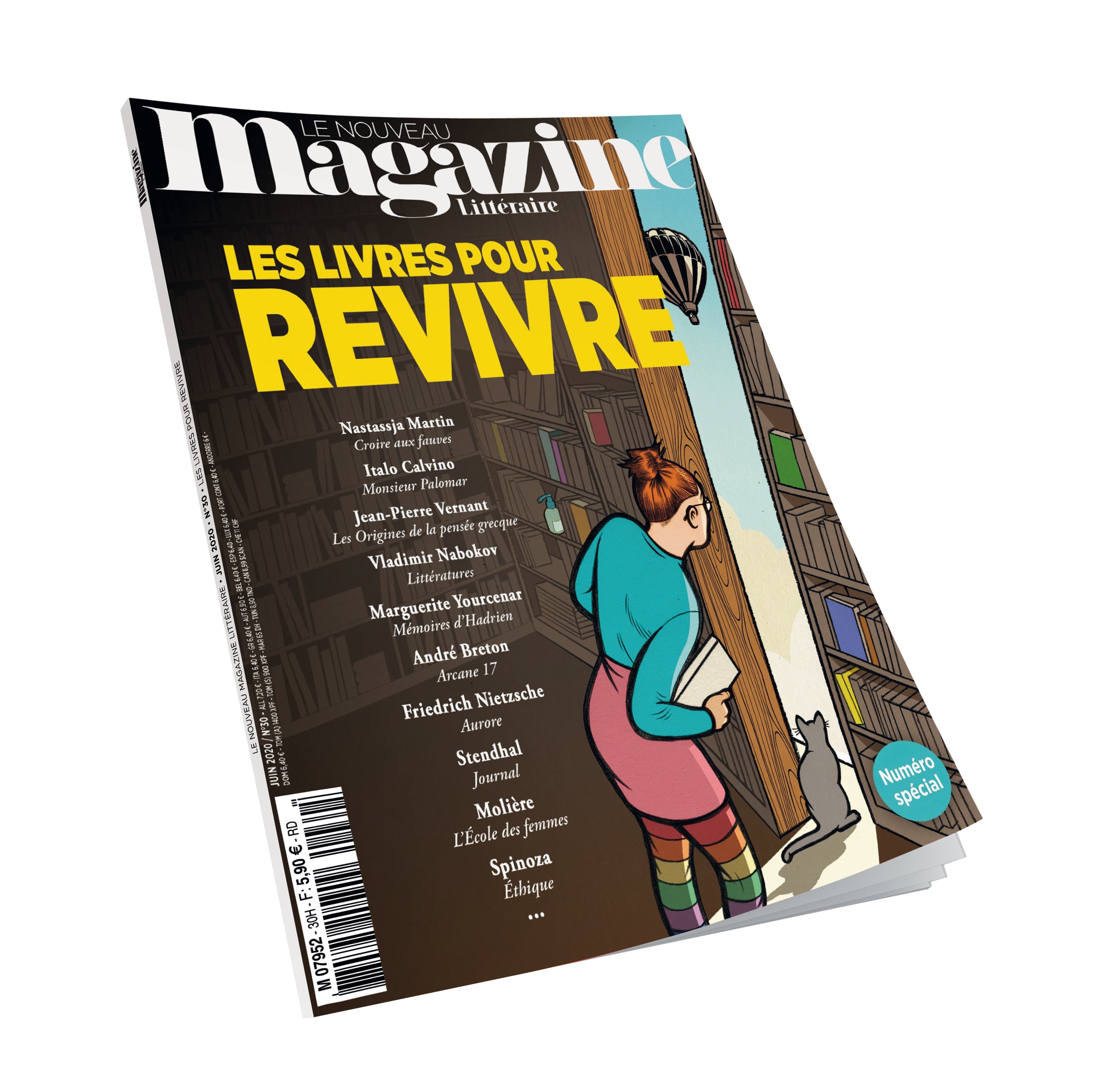 Nouveau Magazine Littéraire n°30 - Les livres pour revivre - mai 2020.
