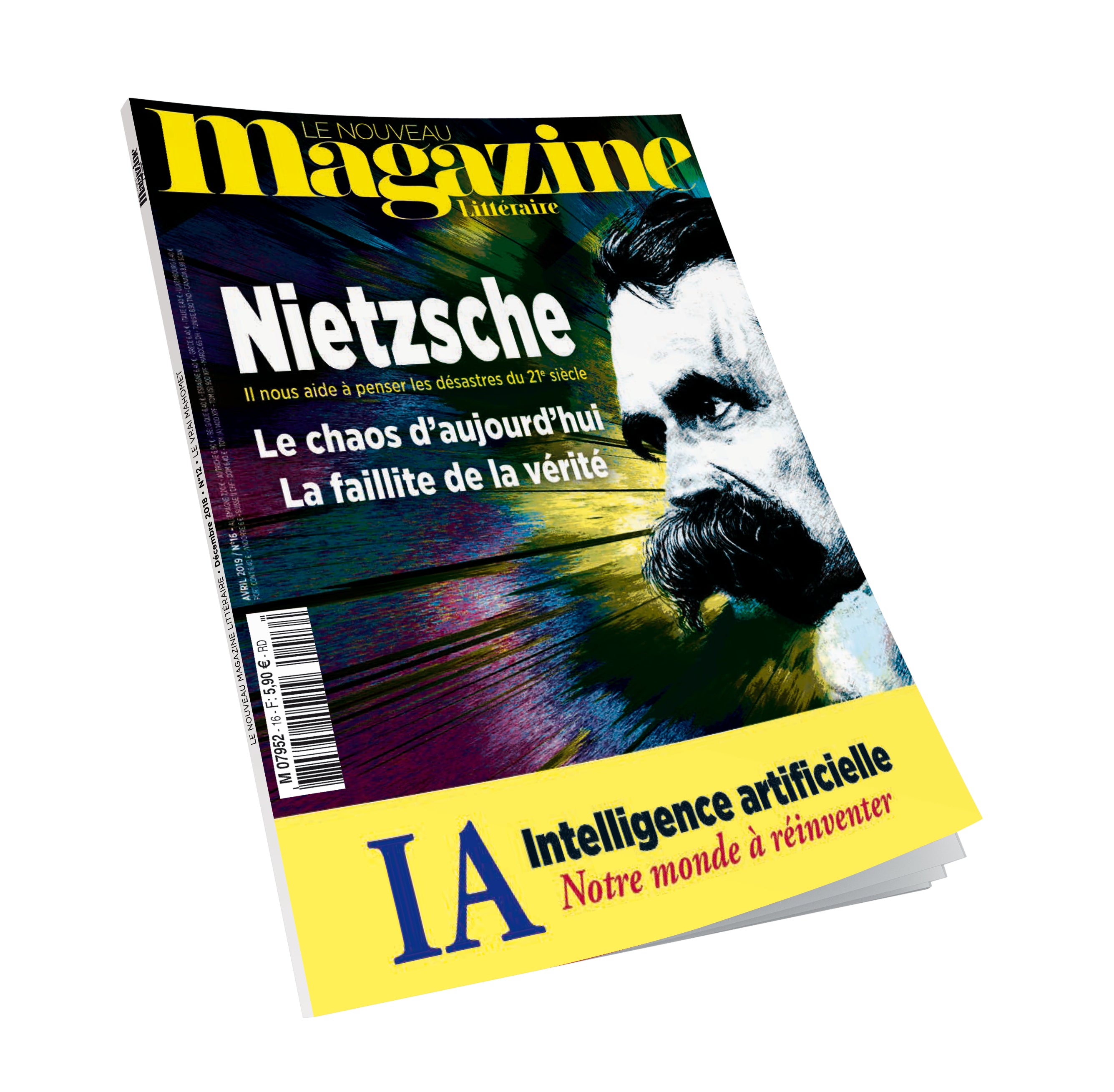 Nouveau Magazine Littéraire n°16 - Nietzsche, il nous aide à penser les désastres du XXIe siècle&quot; - mars 2019.