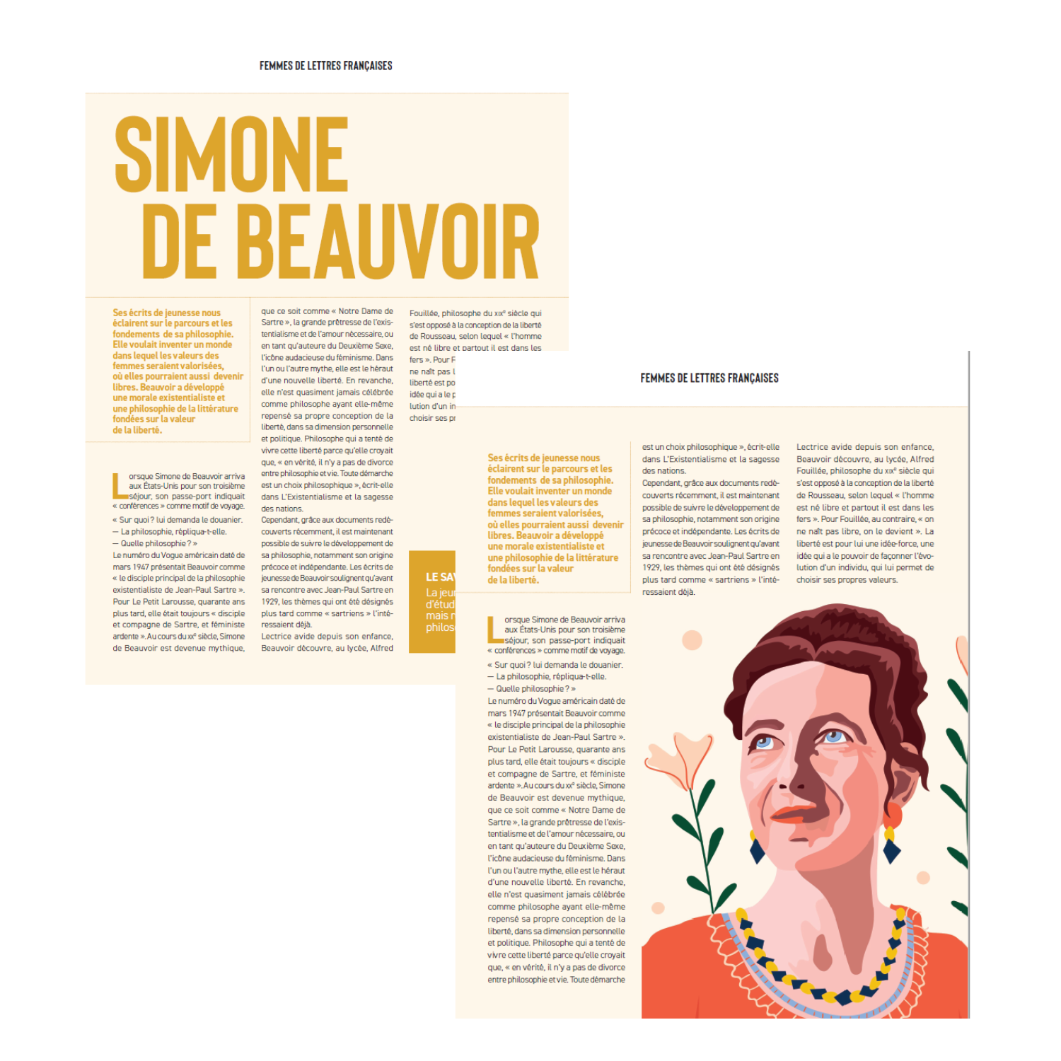 Exposition - Femmes de lettres françaises - Format Kakémonos ou posters