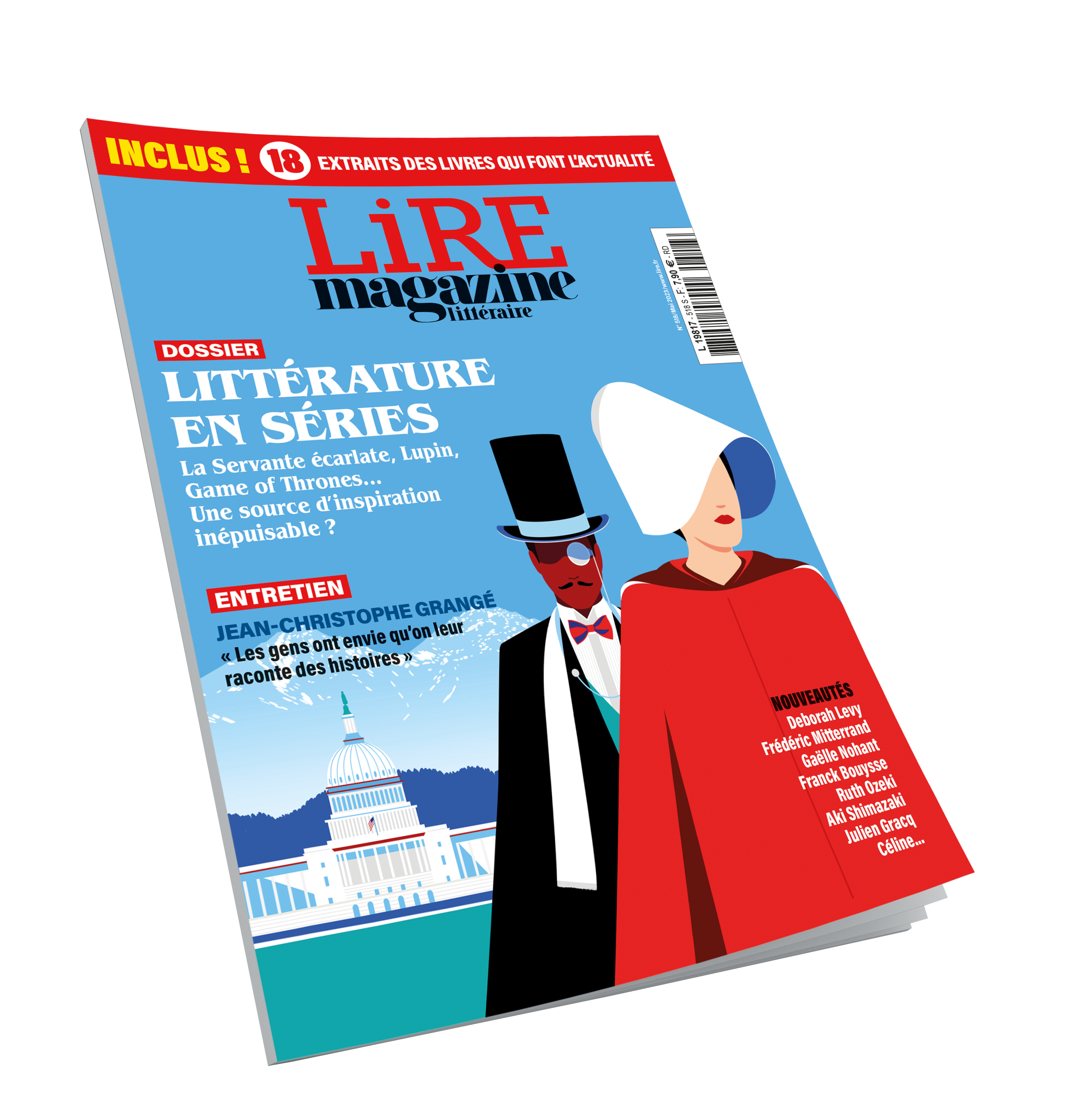 Lire Magazine littéraire n°518 - Littérature en séries - Mai 2023
