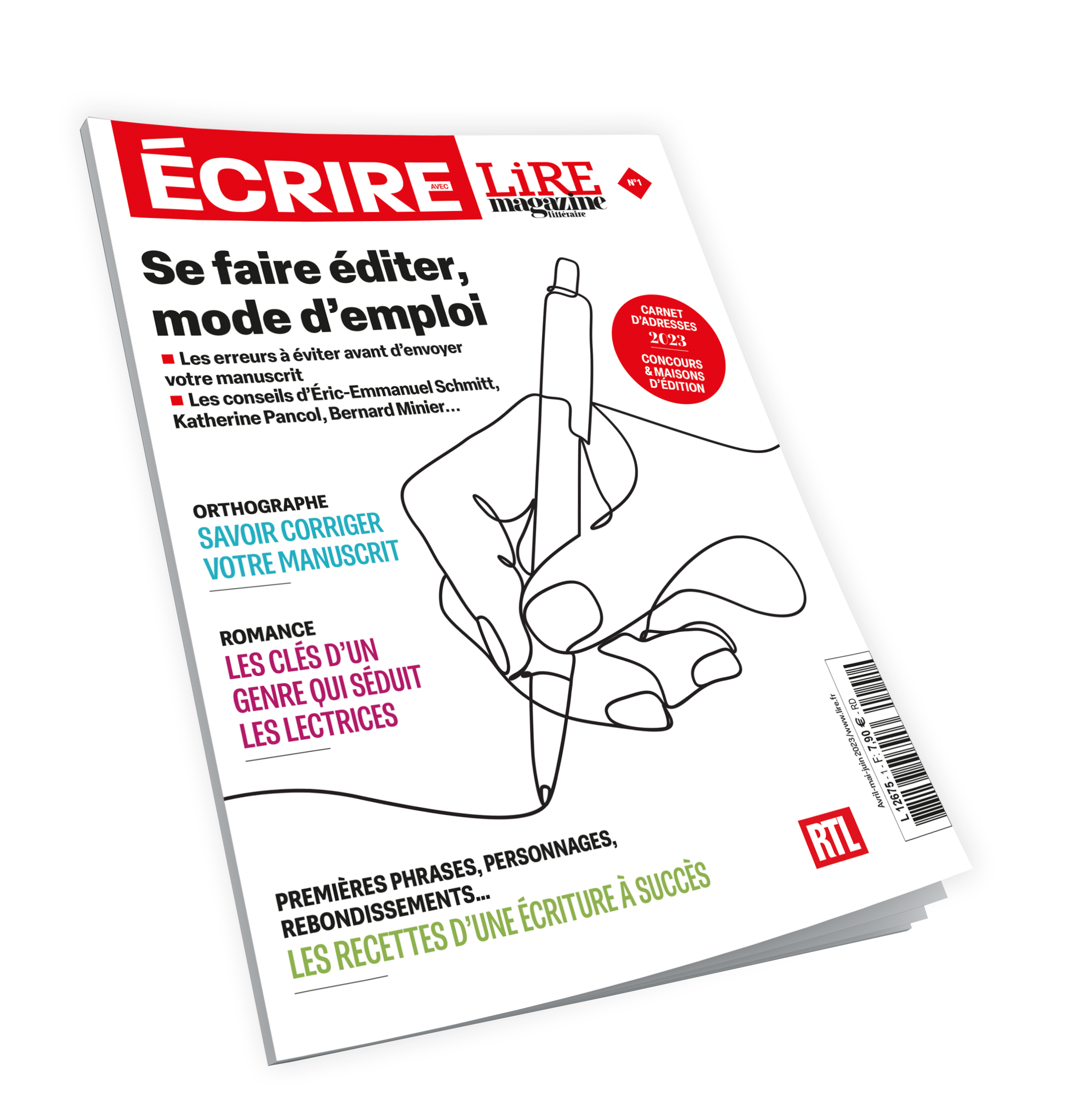 Écrire avec Lire Magazine Littéraire n°1 - Se faire éditer, mode d&