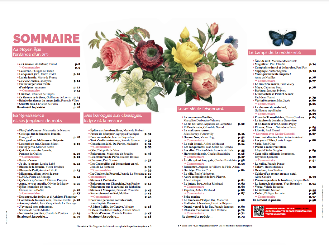 Les plus belles poésies françaises - Hors-série