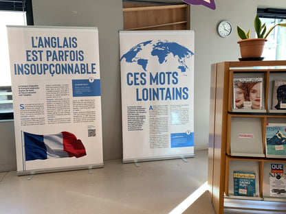 Exposition - Le Français, une langue sous influence - Format Kakémonos