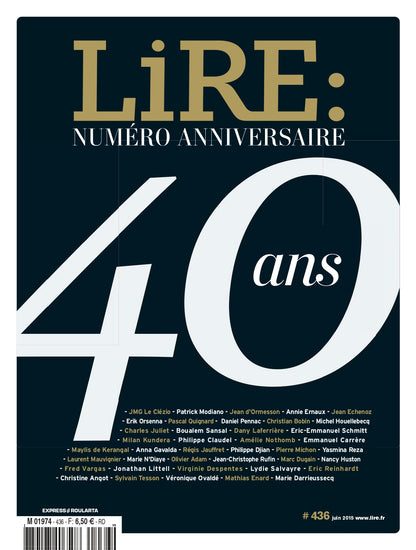 Lire n°436 - Numéro anniversaire 40 ans - juin 2015.