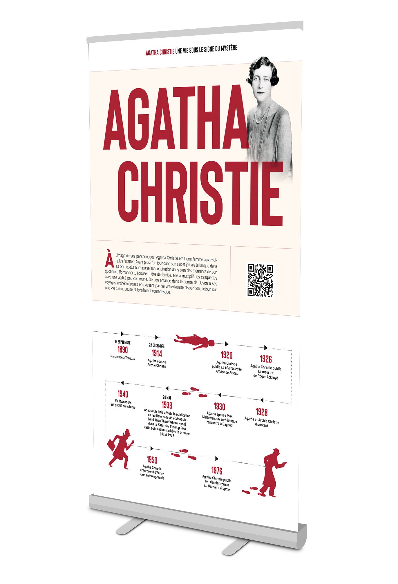 Exposition - Agatha Christie, un destin mystérieux - Format Kakémonos