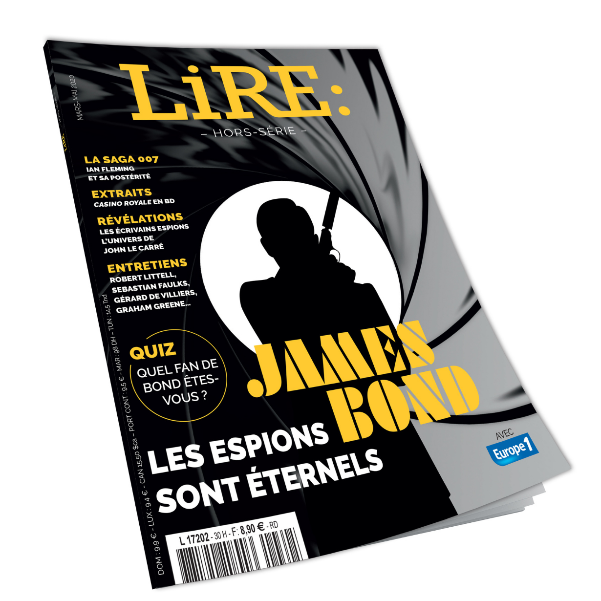 Hors-Série Lire - James Bond, les espions sont éternels - mars mai 2020.
