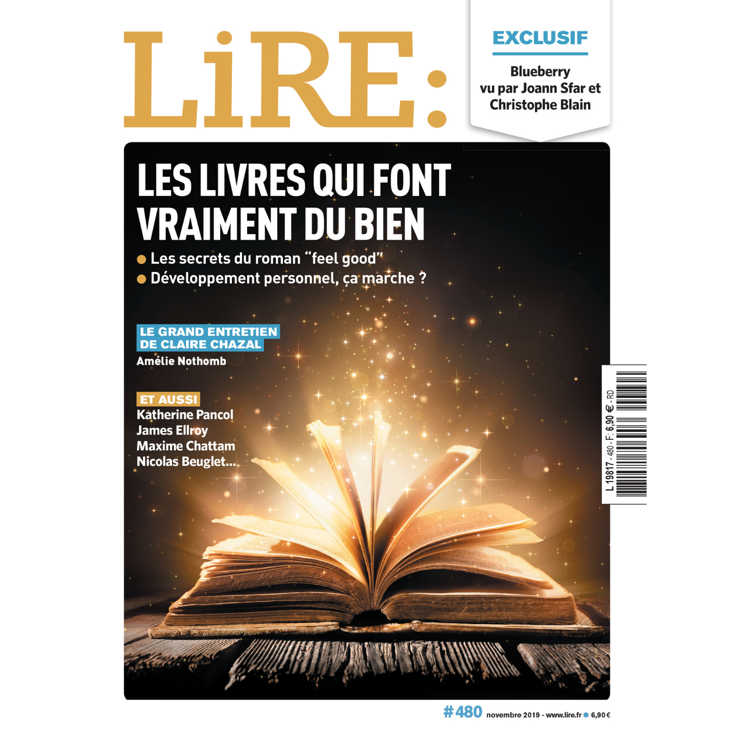 Lire n°480 - Les livres qui font du bien - novembre 2019.