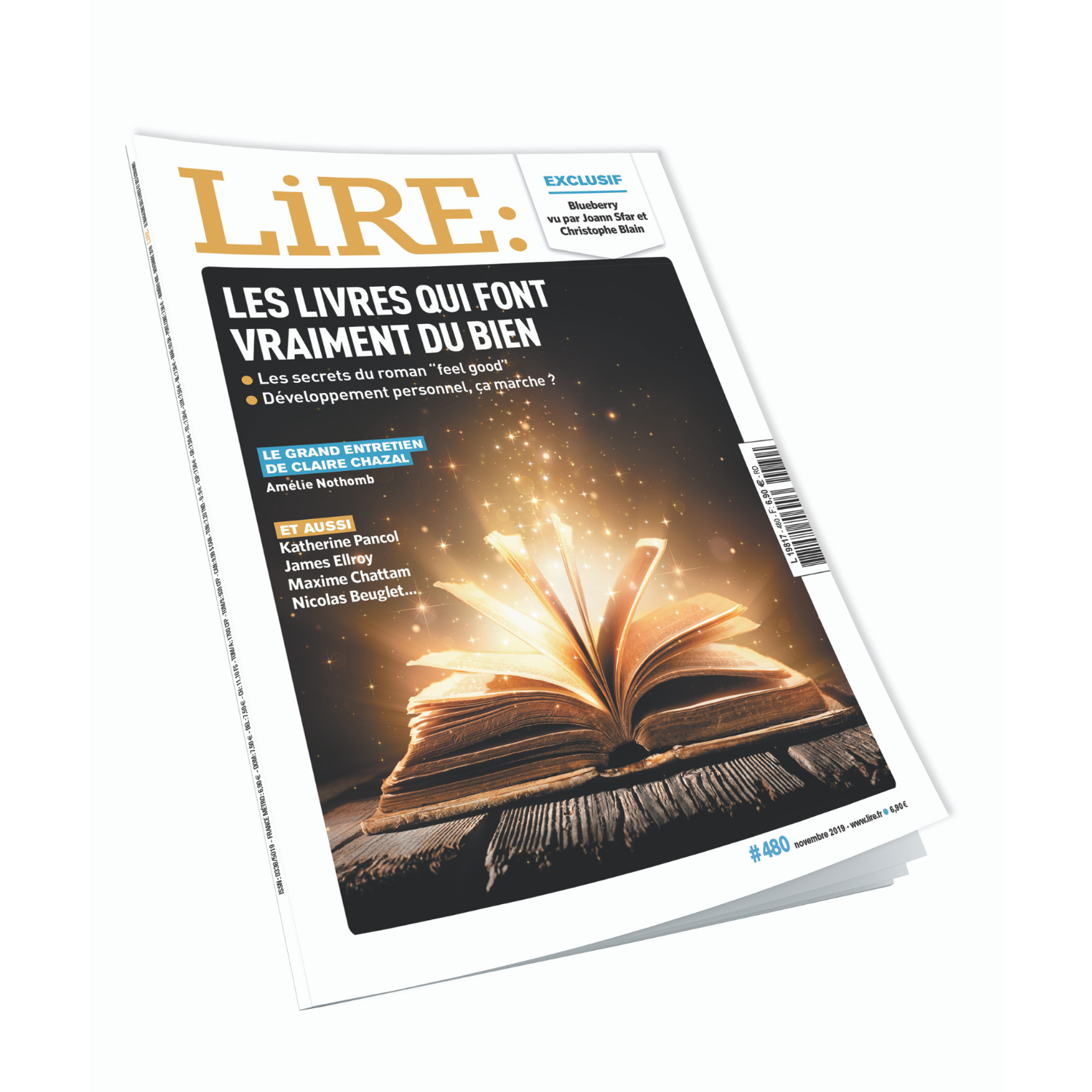 Lire n°480 - Les livres qui font du bien - novembre 2019.