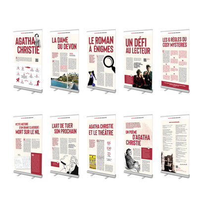 Exposition - Agatha Christie, un destin mystérieux - Format Kakémonos