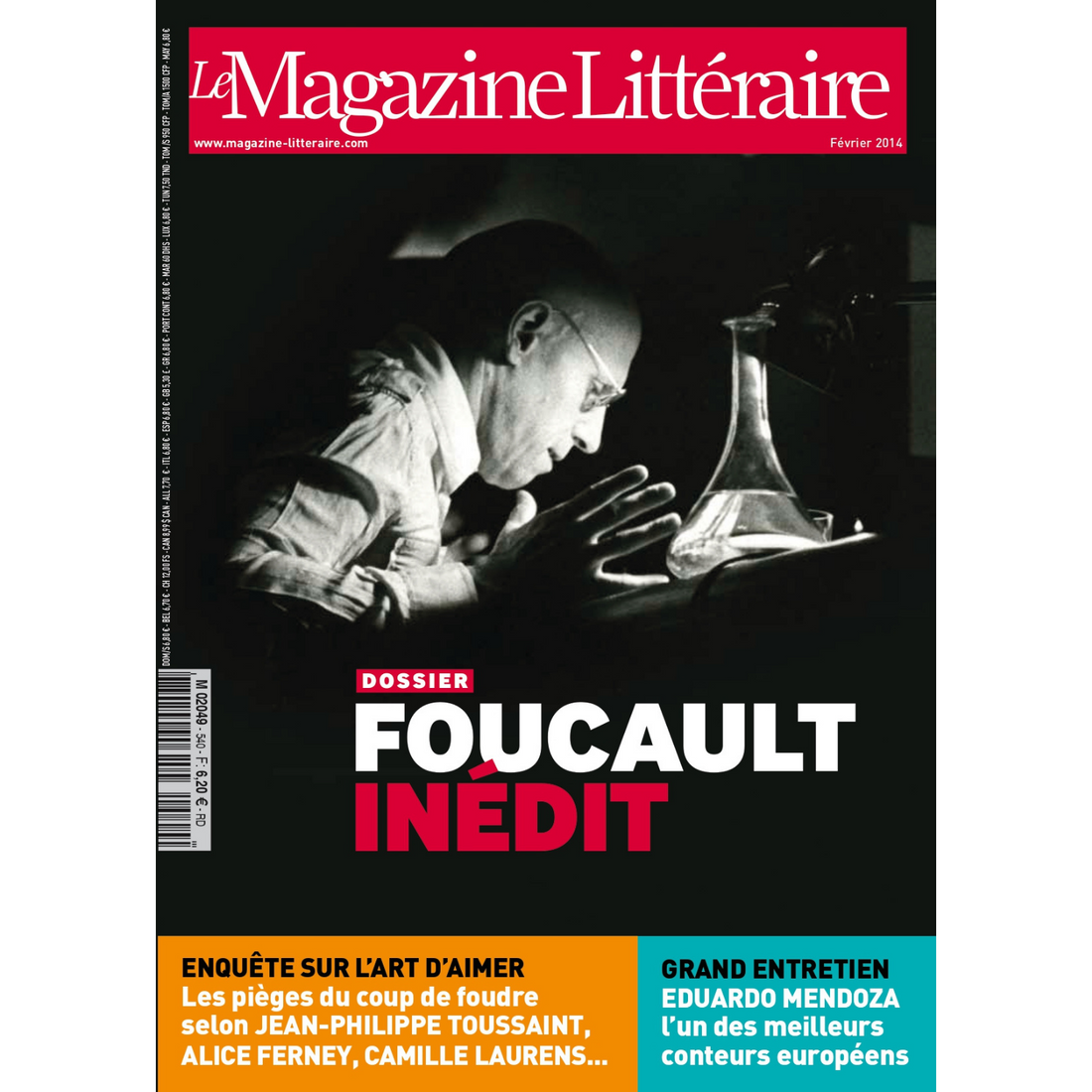 Magazine Littéraire n°540 - Foucault inédit - février 2014.