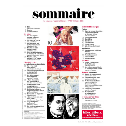Nouveau Magazine Littéraire n°10 - Le capitalisme ne répond plus - septembre 2018.