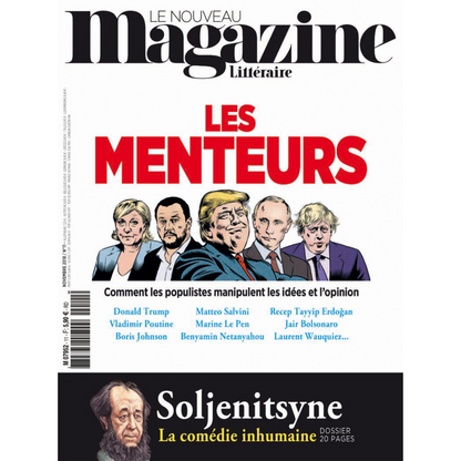 Nouveau Magazine Littéraire n°11 - Les menteurs, comment les populistes manipulent les idées et l&