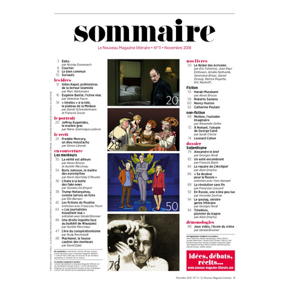 Nouveau Magazine Littéraire n°11 - Les menteurs, comment les populistes manipulent les idées et l&
