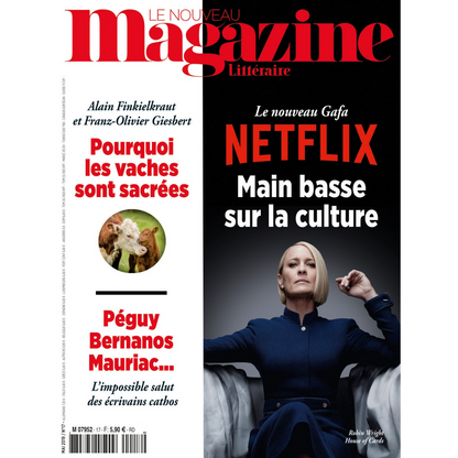 Nouveau Magazine Littéraire n°17 - Netflix, le nouveau Gafa, main basse sur la culture - avril 2019.