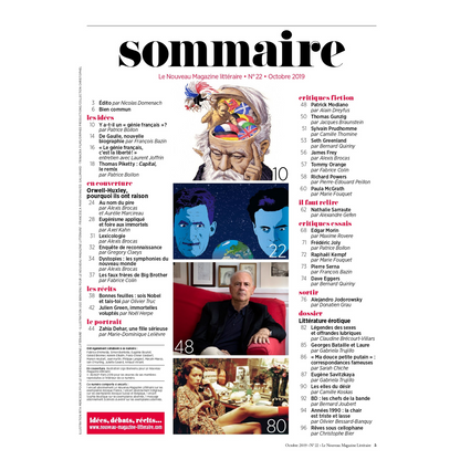 Nouveau Magazine Littéraire n°22 - Orwell Huxley, pourquoi ils avaient raison - septembre 2019.