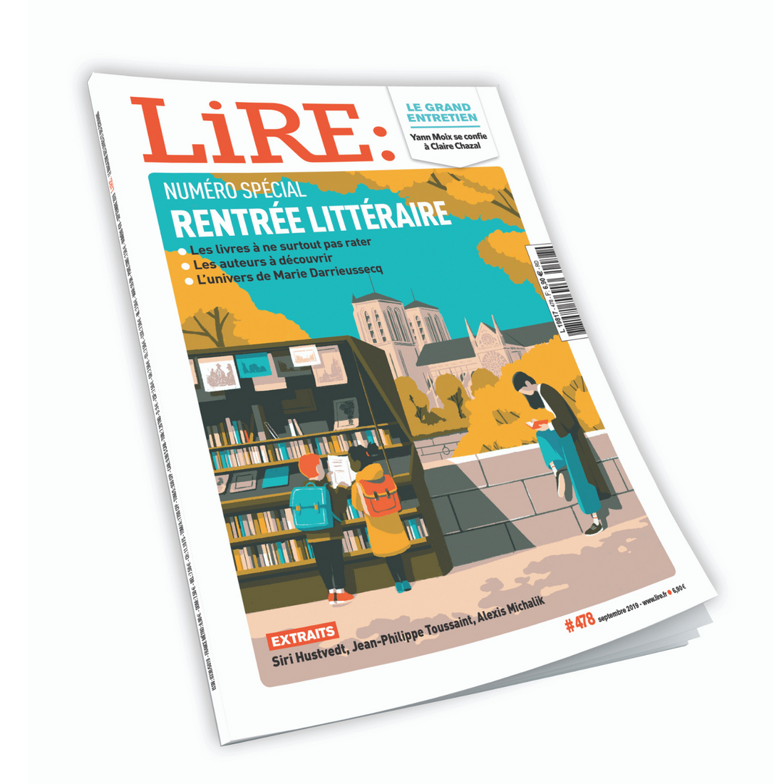 Lire n°478 - Spécial rentrée littéraire - septembre 2019.