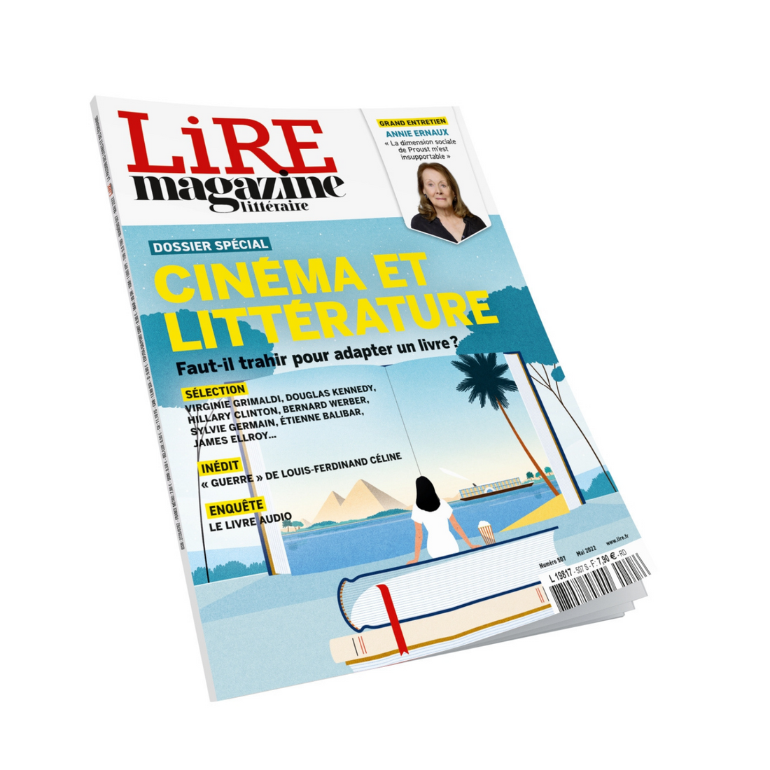 Lire Magazine Littéraire n°507 - Cinéma et littérature - Mai 2022