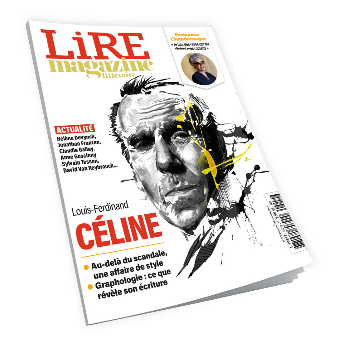 Lire Magazine littéraire n°512 - Louis Ferdinand Céline - Octobre 2022