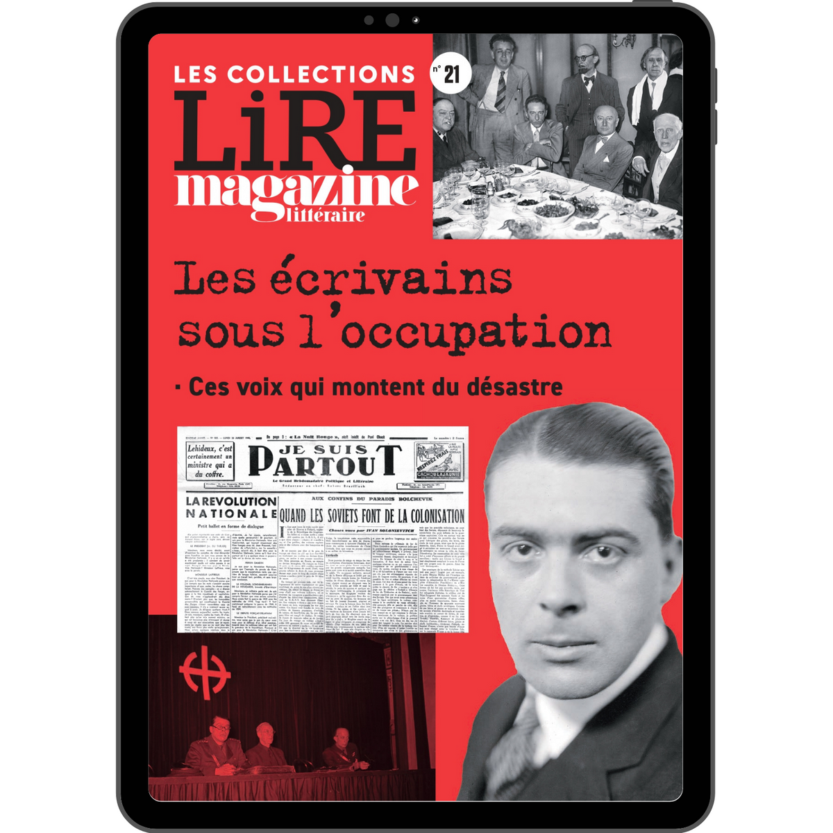 Les Collections n°21 Les écrivains sous l'occupation Format numéri