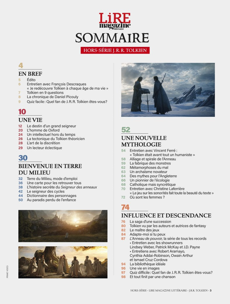 Hors-Série Lire - Le seigneur des anneaux