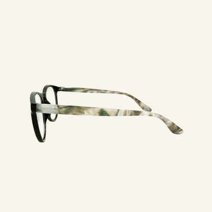 Lunettes de lecture ronde - modèle mixte.