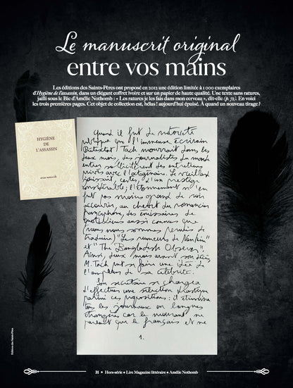 Amélie Nothomb, Le fabuleux destin - hors-série anniversaire