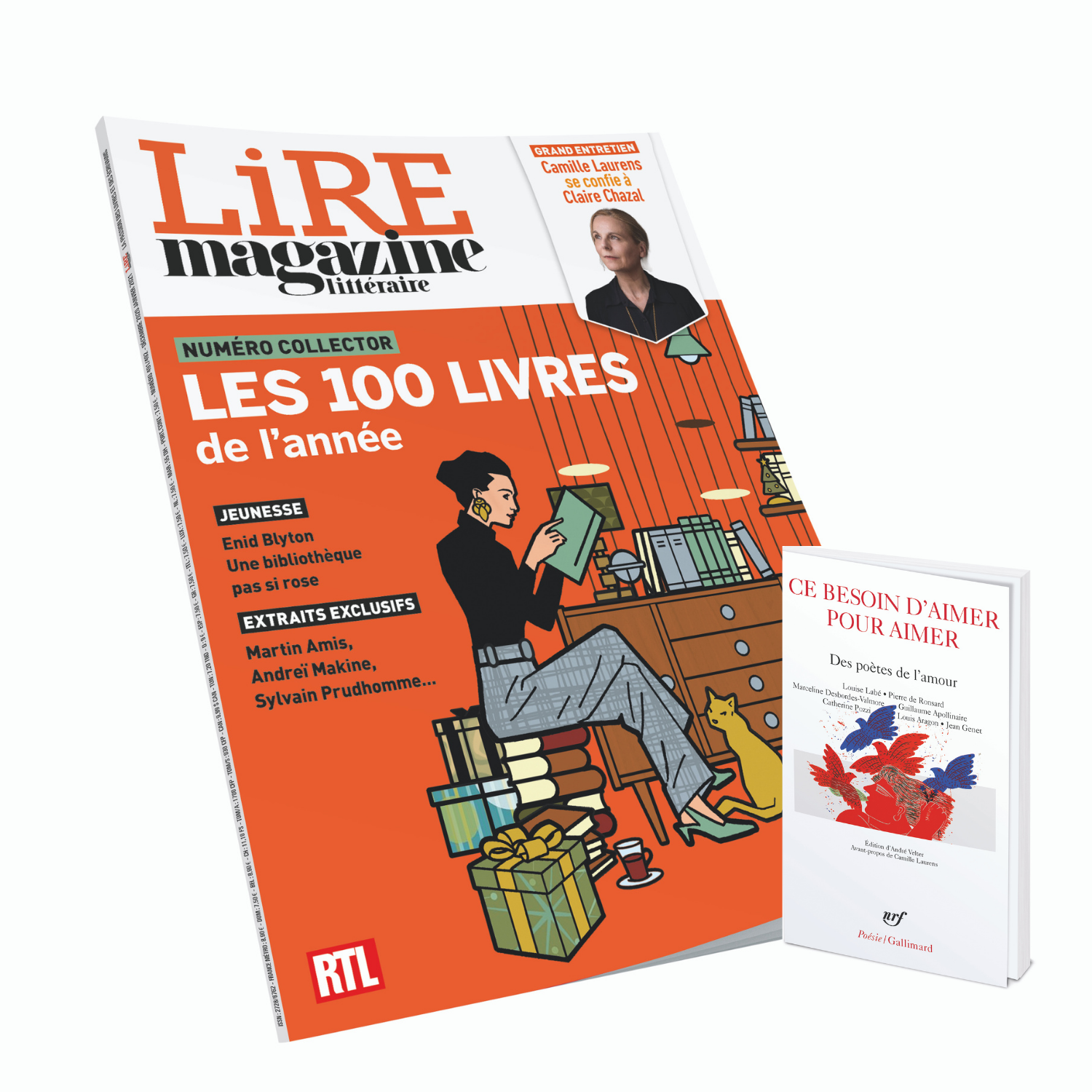 Lire Magazine Littéraire n°491 / 492 - Les 100 livres de l&
